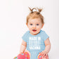 Made In Vachina - Funny Cute Infant Creeper Short Sleeve Bodysuits Infant Funny Baby Romper(Light Blue, 12 Months)