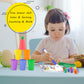 Bmag Counting Bears with Matching Sorting Cups, Preschool Math Learning Game with 24 Big Bears, 24 Little Bears, STEM Educationa