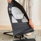 BabyBjrn Bouncer Balance Soft, Woven/Jersey, Dark Gray/Gray | 2-in-1 Adjustable Baby Bouncer Seat and Toddler Chair, Newborn to
