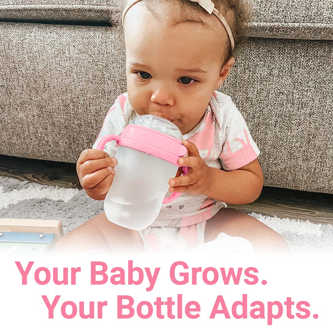 Anpei Ultimate Weaning And Transitional Nipple Kit Compatible With Comotomo Baby Bottles 5 Oz And 8 Oz  From 4 Months