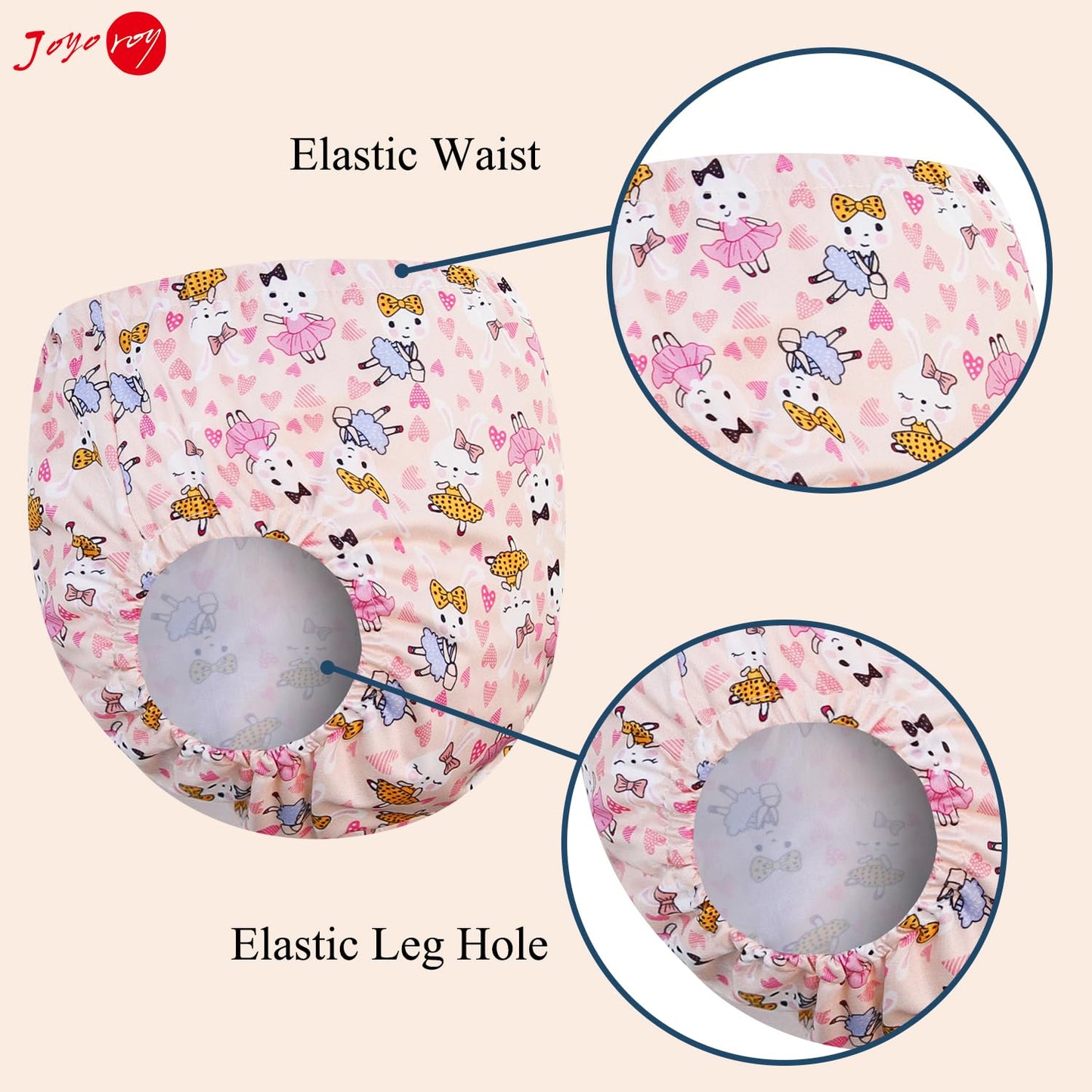Joyo Roy Diaper Covers For Girls Rubber Pants For Toddlers Cloth Plastic Training Pants For Toddlers Rubber Underwear For Toddle
