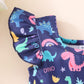 Zarmfly Girl Dinosaur Dress Kids Summer Dresses Back To School Outfits Dinosaur Clothes For Girls 5T