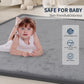 Acomopack Baby Play Mat For Floor 1.3' Thick Memory Foam Play Mat 71'  79' Tummy Time Crawling With Non-Slip Bottom For Livin