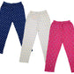 indi weaves Kids Cotton Printed Pyjamas Set Regular Fit Soft & Comfortable Elastic Waist Nightwear Pack of 3 Stylish Designs