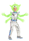Fun Costumes - Kid's Friendly Alien Costume (Medium, Green)