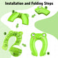 Portable Potty Seat For Toddler Travel - Foldable Non-Slip Potty Training Toilet Seat Cover For Boys Girls, Baby Kids With Draws