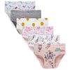 Sladatona Little Girls ' Soft Cotton Underwear Bring Cool, Breathable Comfort Experience Panty 3-4T Mixed Colour Gray White