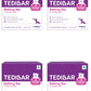 Tedibar Moisturising Baby Bathing Bar Each (75Gx2) With Skin Friendly Ph|100% Soap Free|Dermatologically Tested X Pack Of 4