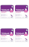 Tedibar Moisturising Baby Bathing Bar Each (75Gx2) With Skin Friendly Ph|100% Soap Free|Dermatologically Tested X Pack Of 4
