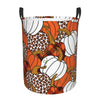 Pevtufa Various Pumpkins Foldable Laundry Basket Organizer,Fabric Clothes Toy Storage Basket Nursery Hamper Storage Bin For Hous