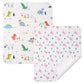 Catteyonce 2 Pcs 27X35Inches Waterproof Changing Pads,Reusable Leak Proof Crib Disaper Pads,Portable Unisex Baby Changing Mat Fo