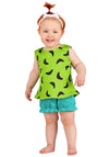 Fun Costumes - Flintstones Pebbles Costume For Infants, Flintstones Baby Cavewoman Outfit For Cosplay & Halloween (0/3Mo, Green,