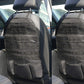 Airsoftpeak Car Backseat Organizer Tactical Molle Panel Seat Back Protector Cover Nylon Vehicle Car Back Seat Cover Pocket Stora