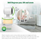 Leapfrog Lf925Hd Baby Monitor With Camera And Audio,1080P Wifi Remote Access Baby Monitor, 360 Pan & Tilt Camera, 8X Zoom, 5
