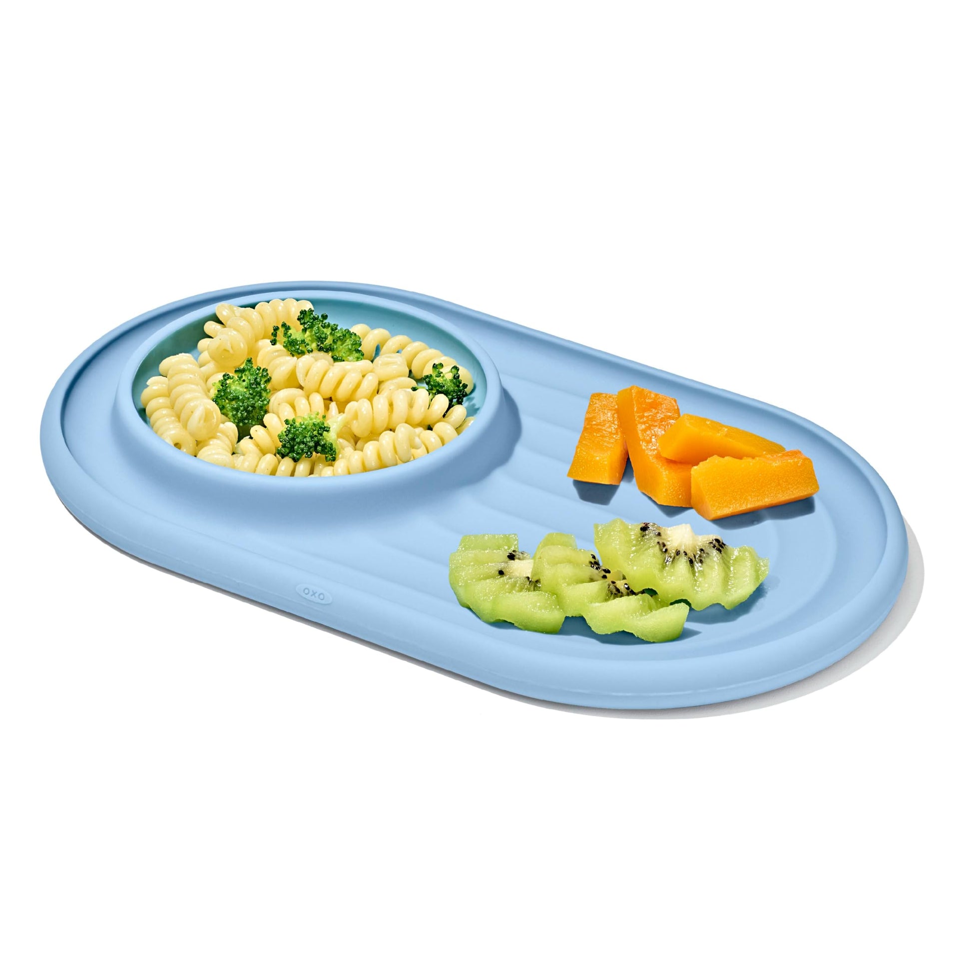 OXO Tot Textured Suction Plate - Dusk