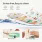 Uanlauo Baby Mat For Floor - Foldable Baby Play Mat For Babies Toddlers, 59' X 59' Extra Large Infant Playmat Foam Mats For Ki