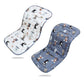 Baby Stroller Cushion,Infant Car Seat Insert-Reversible Universal Breathable and Soft Newborn Stroller Mat,100% Cotton Cover Tod