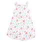 Hudson Baby Baby-Girls Cotton Dresses, Multicolor Sea Shells, 0-3 Months