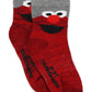 Sesame Street Elmo Baby Toddler Boy'S Girl'S 3 Pack Crew Socks With Grippers (12-24 Months, Red)
