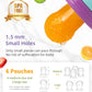 Baby Fruit Feeder & Baby Breastmilk Popsicle Molds, Baby Food Freezer Tray Storage Containers, Silicone Pacifier Feeder And Teet
