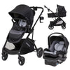 Baby Trend Passport Switch 6-in-1 Modular Stroller Travel System with EZ-Lift PLUS Infant Car Seat, Dash Pink
