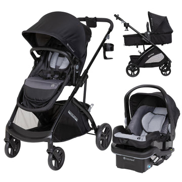 Baby Trend Passport Switch 6-in-1 Modular Stroller Travel System with EZ-Lift PLUS Infant Car Seat, Dash Pink