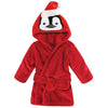 Hudson Baby Unisex Baby Plush Animal Face Bathrobe, Boy Penguin, 0-9 Months