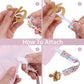 Alvababy Pacifier Clips 6 Packs Rainbow Paci Clip Holder Leashes For Baby Boys And Girls Fits Most Pacifier,Binkie Styles,Baby T