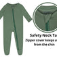 Guisby Baby Boy 2 Way Zipper Sleepers,Rayon One Piece Long Sleeve Pajamas Green 12-18 Months