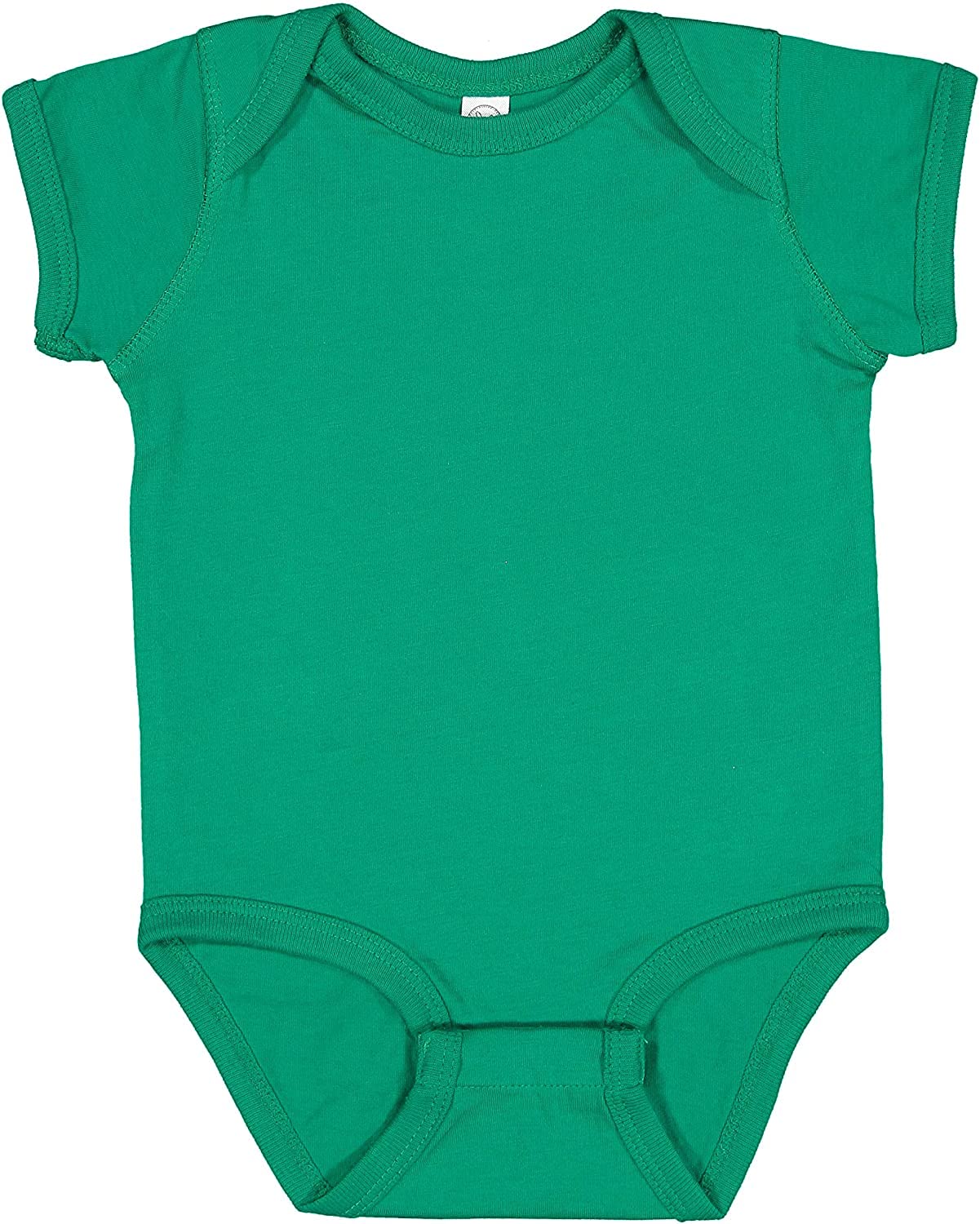 Rabbit Skins Baby Soft Fine Jersey Short Sleeve Bodysuit (4424) Kelly, 6M
