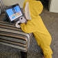 Agqt Newborn Baby Boys Bunny Costume First Easter Outfit One Piece Romper Rabbit Ear Halloween Animal Costumes Hoodie Yellow Siz