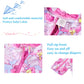 Umelok Infant Swimwear Girls One Piece Full Zip With Long Sleeve Upf 50+ Sun Protection Swimsuit Pink Flower,3M