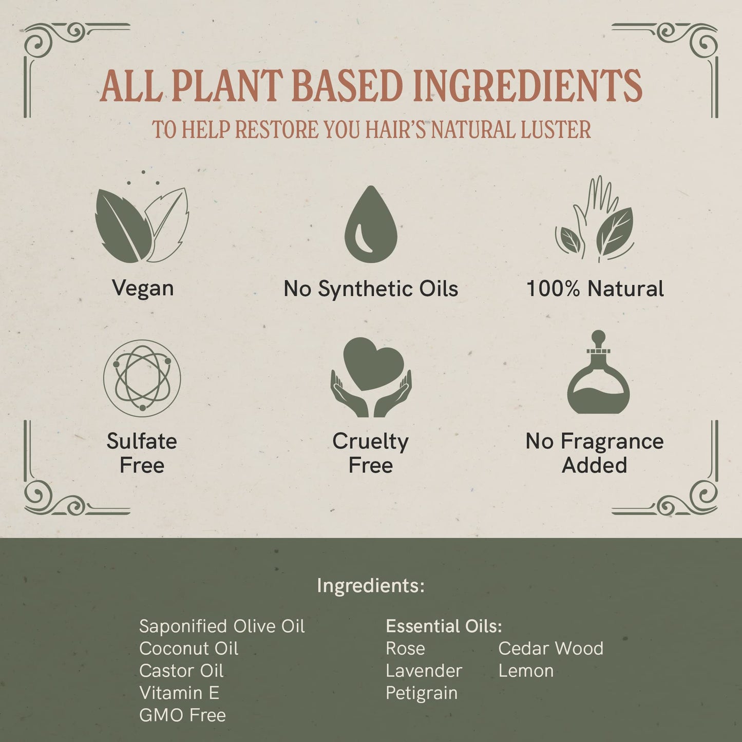 Jrliggett'S All-Natural Shampoo Bar For Hair | Herbal Formula | Supports Strong Healthy Hair | Nourish Follicles W/Antioxidants