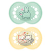 Mam Day & Night Pacifiers, Glow In The Dark Pacifier For Breastfed Babies, 6-16 Months, Unisex