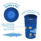 Dr. Browns Milestones Cheers 360 Cup Spoutless Transition Cup, Travel Friendly & Leak-Free Sippy Cup, Blue Alligator, 10 Oz/300