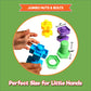 Jumbo Nuts and Bolts For Toddlers - Fine Motor Skills Rainbow Matching Game Montessori Toys For Toddlers & Toddler Games | 12 pc