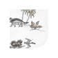 Hudson Baby Unisex Baby Flannel Cotton Washcloths 12-Pack, Neutral Dino World, One Size