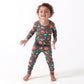 Gerber Unisex Baby Toddler Buttery Soft 2-Piece Snug Fit Pajamas With Viscose Made From Eucalyptus, Space, 2T