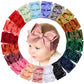 Doboi Baby Girl Headbands Set - 20Pcs Hair Bows And Nylon Headbands, Big Bows For Infant, Newborn, And Toddler Girls