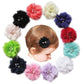 Baby Girls Chiffon Flower Hair Clips With Rhinestones And Pearl,Yycraft 24 Pcs Party Wedding 2' Hair Accessory For Kids Toddler