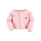 Hudson Baby Baby Girls' Cotton Dress And Cardigan Set, Pink Moose Bear, 9-12 Months