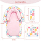 Swesen Baby Car Seat Head Support, Super Soft 2 In 1 Infant Car Seat Insert For Girls, Reversible Newborn Car Seat Insert Cushio