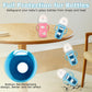 joyfeed Sippy Cup Conversion Kit with Handle & Anti-Breakage Silicone Sleeve - Compatible with Avent Natural Glass Baby Bottle 8