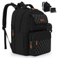 Maelstrom Diaper Bag Backpack,29L-45L Expandable Large Baby Bag For 2 Kids/Twins Baby Stuff, With Removable Cross Body Bottle Ba