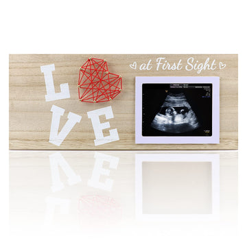 Baby Ultrasound Picture Frame New Mom Gifts Pregnancy Announcements Sonogram Keepsake Frame 4' X 3' Baby Scan Photo Nursery De