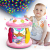 Letapapa Baby Toys 6 to 12 Months, 4 in 1 Ocaen Rotating Projector, Tummy Time Light Up Musical Toys for 6 7 8 9 12-18 Months, E