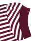 College Baby Striped Game Day Polo Dress With Bloomer - Montana Grizzlies Logo - Maroon/White - 0-3 Months