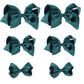 Hunter Green Bows For Girls,6Pcs Hand-Made Grosgrain Ribbon Hair Bows Alligator Clips Hair Accessories For Little Teen Toddler G