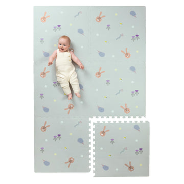 Taf Toys Baby Play Mat - Play Pen Tummy Time Mat & Crawling Mat Foam Play Mat For Baby With Interlocking Floor Tiles 72X48 Inche