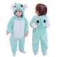 Tonwhar Kids' And Toddlers' Infant Tiger Dinosaur Animal Fancy Dress Costume Outfit Hooded Romper Jumpsuit (3-6 Months/Height:24